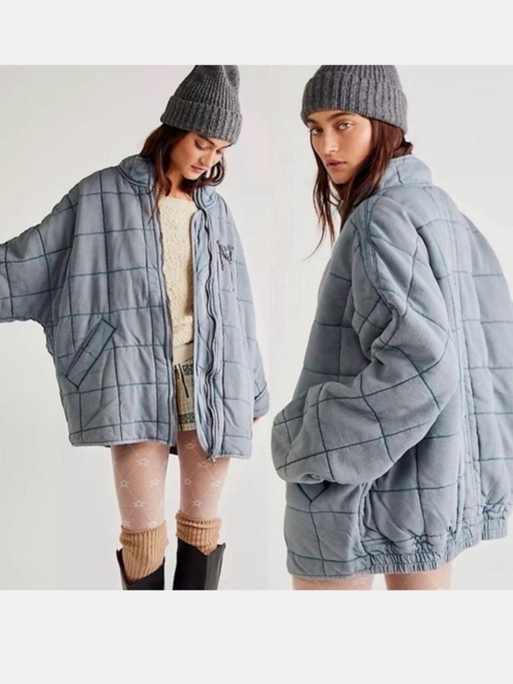 Free People Dolman Quilted Jacket